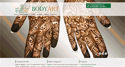 Desktop Screenshot of bodyartorganic.com